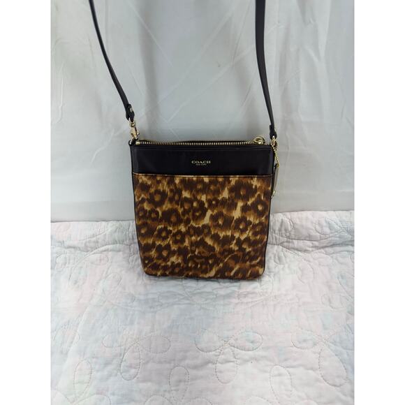 Crossbody leopard print coach crossbody - Picture 1 of 8
